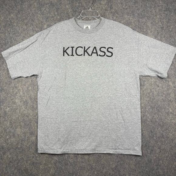 adidas Other - Adidas Men’s KICKASS T Shirt Gray Black Size XL 257